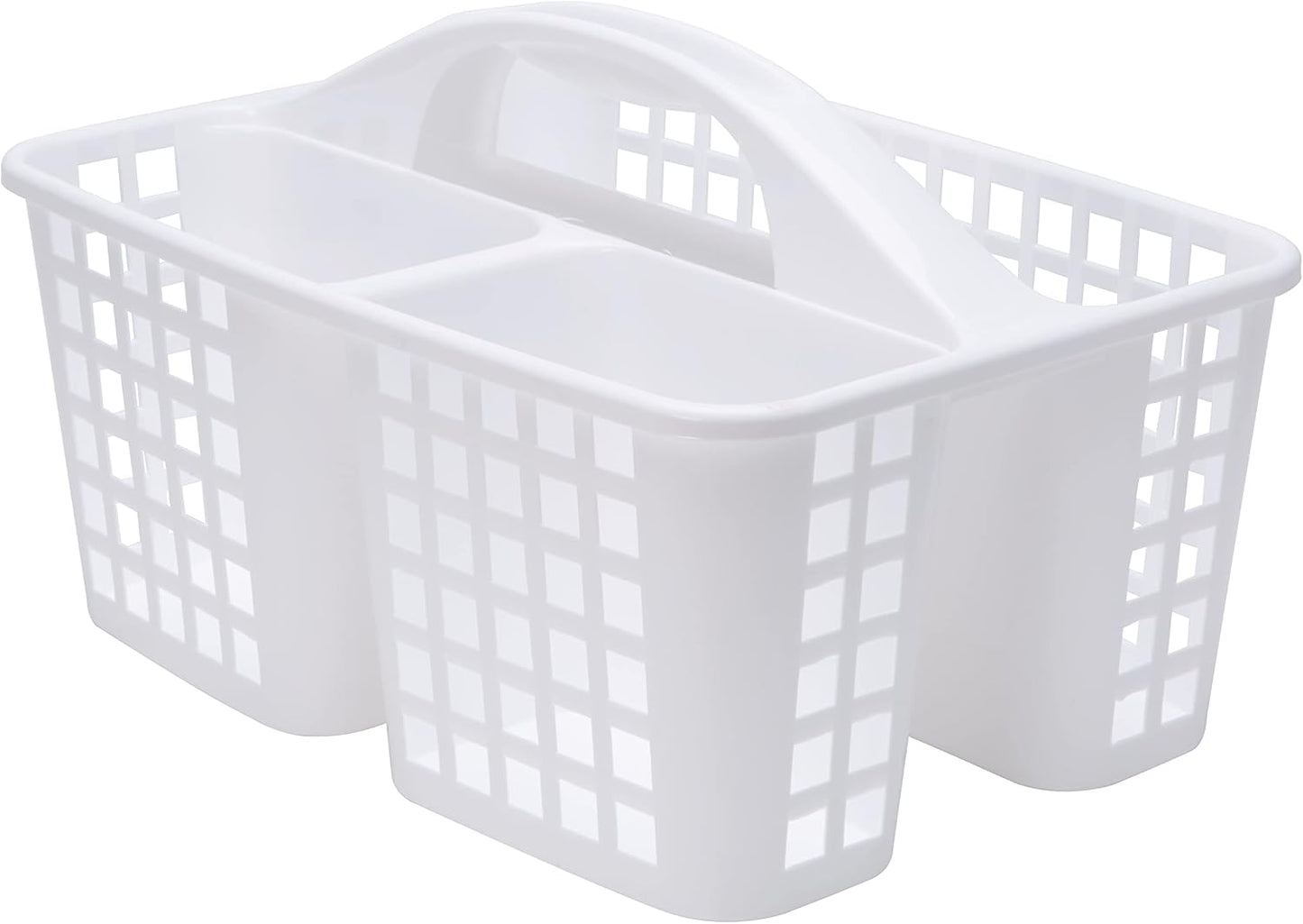 2 Cajas Utilitarias 12x9.2x7.5" 3 Compartimentos Blanco