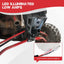 Soporte placa UTV con luz aluminio comp Polaris RZR XP 1000