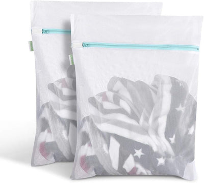 Bolsa malla lavadora 16x20" cremallera para ropa delicada
