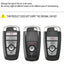 Funda llavero cuero comp Ford Bronco F150 Negro