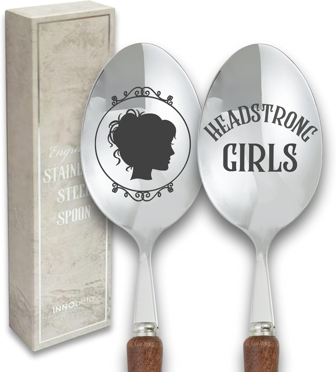 Cuchara acero inox regalo Jane Austen 2 pzas