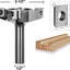 Broca router 1/2pulg 2.5pulg 4 alas para aplanar madera