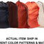 6 Pzas Bolsas Lavandería Viaje 30x40" Varios Colores