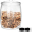 Tarro vidrio 1gal con tapa para galletas café harina