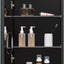 Armario baño 14x24" espejo 3 estantes ajustables lupa