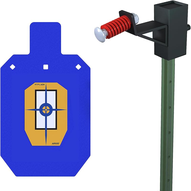 Objetivo AR500 acero 1/2pulg con colgador T