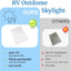 Tragaluz RV repuesto 18x26" cubierta duradera UV resistente