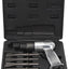 Kit martillo neumático 6 pzas cinceles estuche control