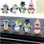 4 Pzas Adornos Pingüino para Espejo Retrovisor Coche