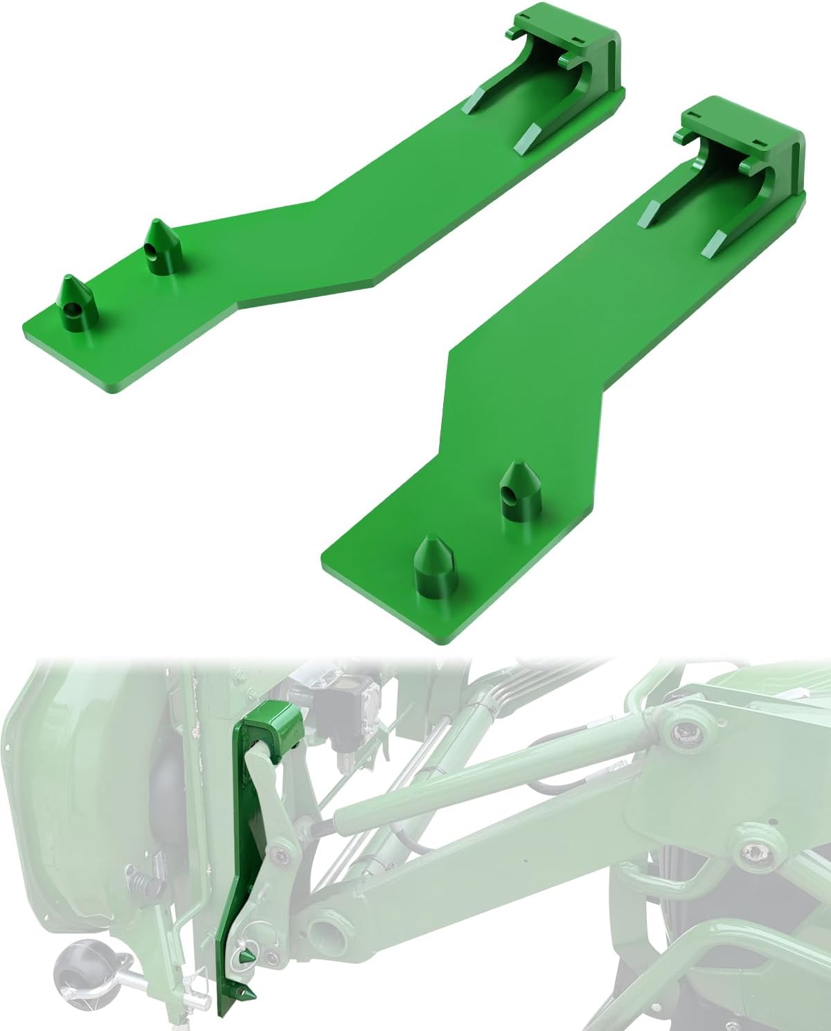 Soporte enganche rápido para cargador tractor John Deere