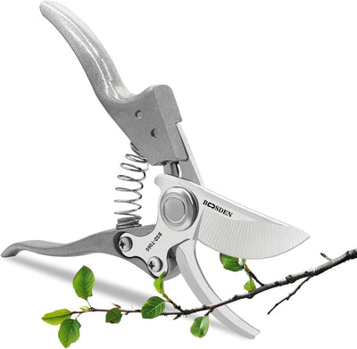 Tijeras podar 8pulg acero SK5 para jardín flores bonsái