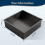 Nicho ducha empotrado 12x12pulg acero inox listo