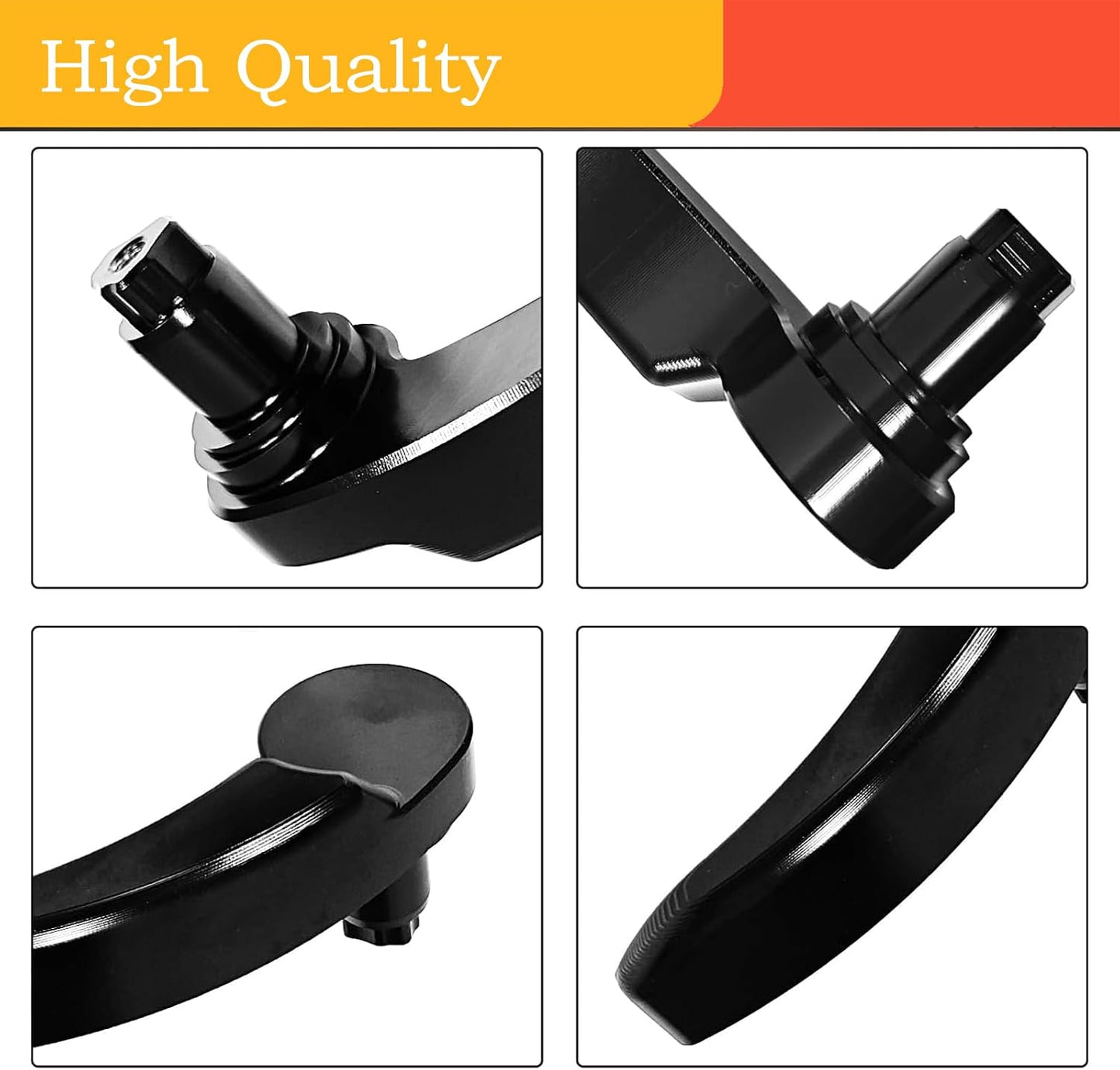 Kit pestillos alforja negro brillante comp Street Glide