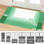 Felpudo absorbente 60x36pulg antiderrap para perro