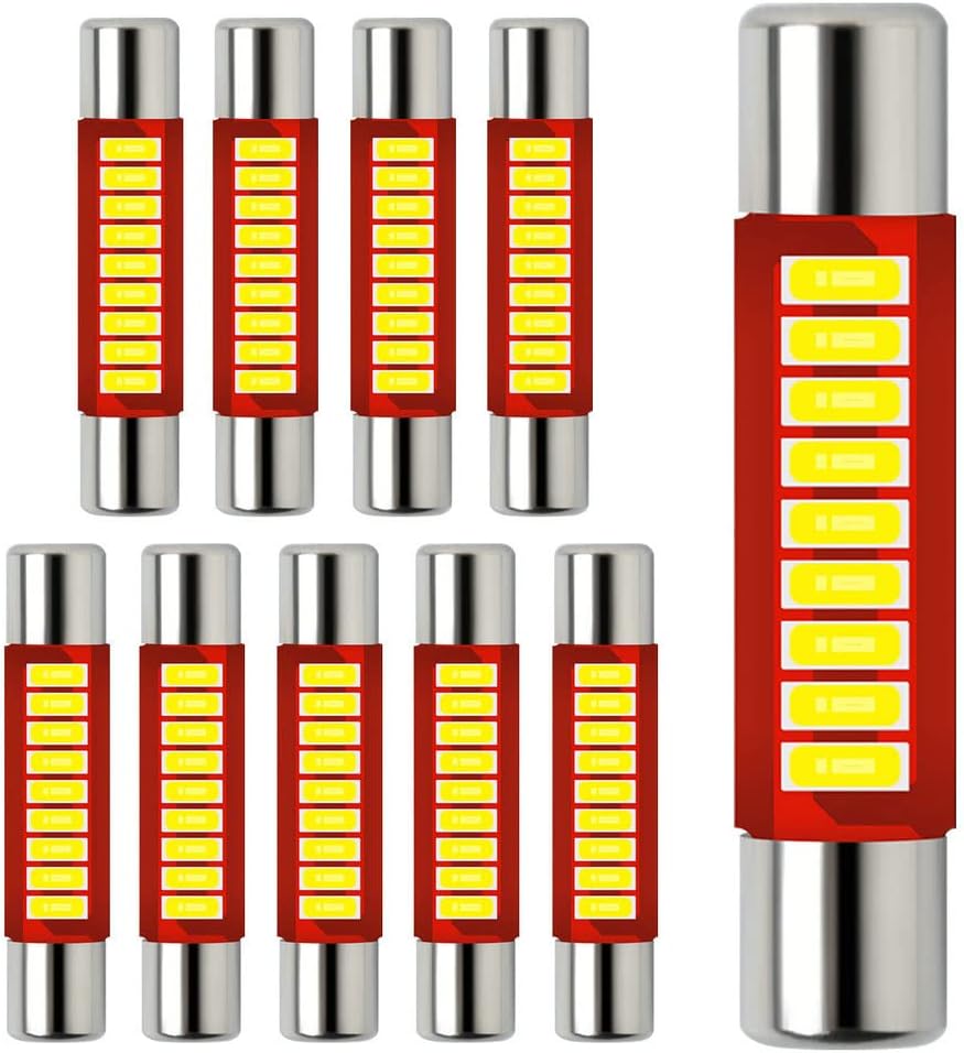 Luz LED para espejo vanidad 6000K 28mm 12V pack 10