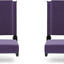 Asientos plegables estadio acolchados set 2 color morado
