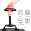 Báscula equipaje digital 110lb pantalla LCD color rojo