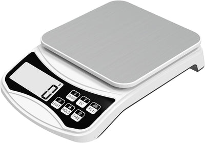 Báscula digital de cocina con pantalla LCD y función de tara