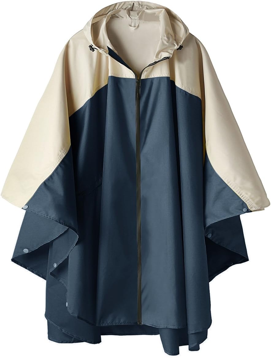 Poncho lluvia unisex impermeable con capucha