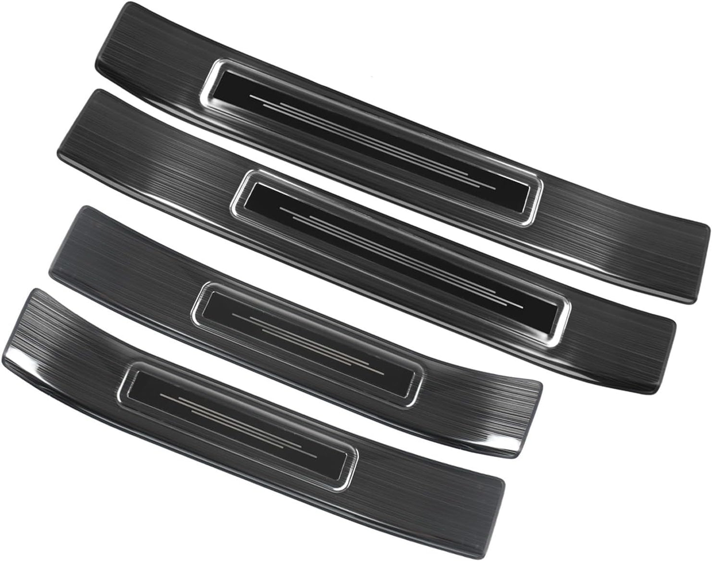 Protector umbral puerta acero inox Toyota Highlander 20-26