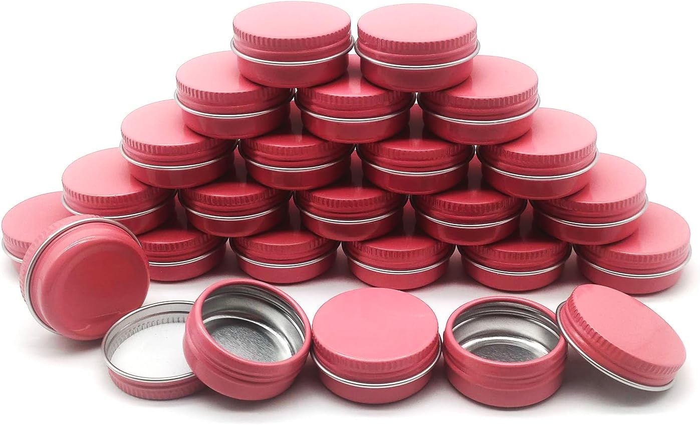 Tarro aluminio 0.35oz con tapa roscada para cosméticos