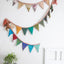 Banderas triangulares colgantes bodas eventos 7.87pies