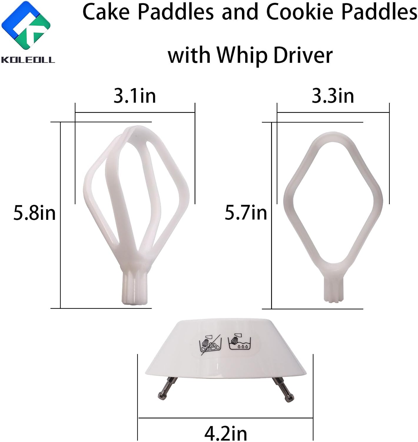 Paletas para pasteles y galletas con destornillador