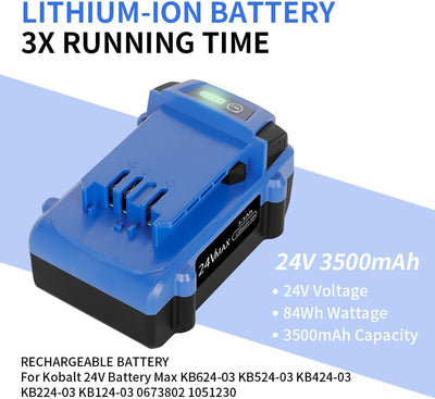 Batería 24V 3.5Ah para Kobalt Litio