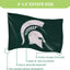 Bandera MSU Spartans 3x5' con ojales para jardín y pared