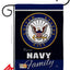 Bandera jardín orgullo marina USN Seabee oficial vintage