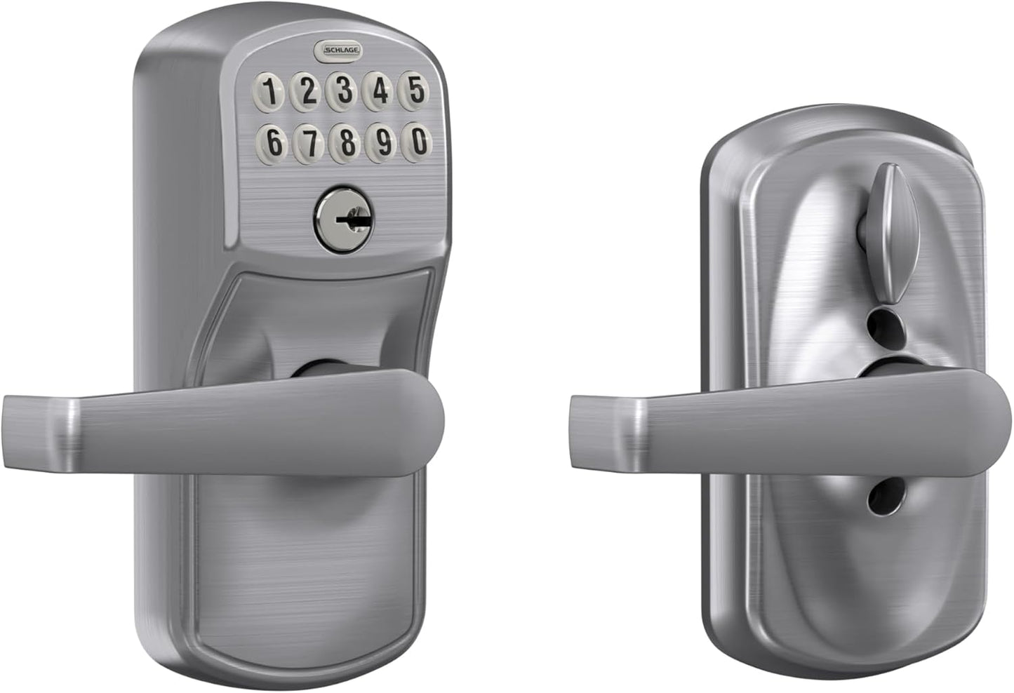 Entrada teclado Flex-Lock estilo Elan cromo cepillado
