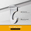 60 Ganchos Techo Aluminio Resistentes Colgantes Plateado
