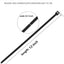 Bridas cremallera negras 18" pack 1000 resistencia 120lbs