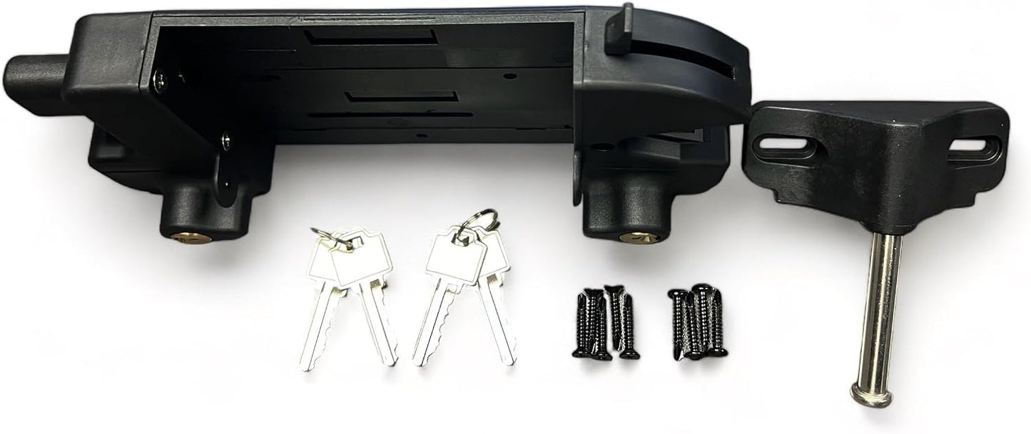 Pestillo puerta transversal para poste 5pulg