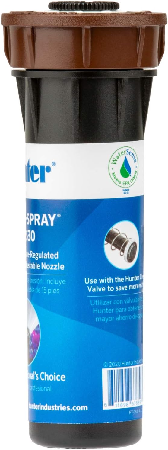 Cabezal aspersor 4pulg boquilla ajustable 15ft