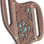 Funda cuchillo diseño floral marrón
