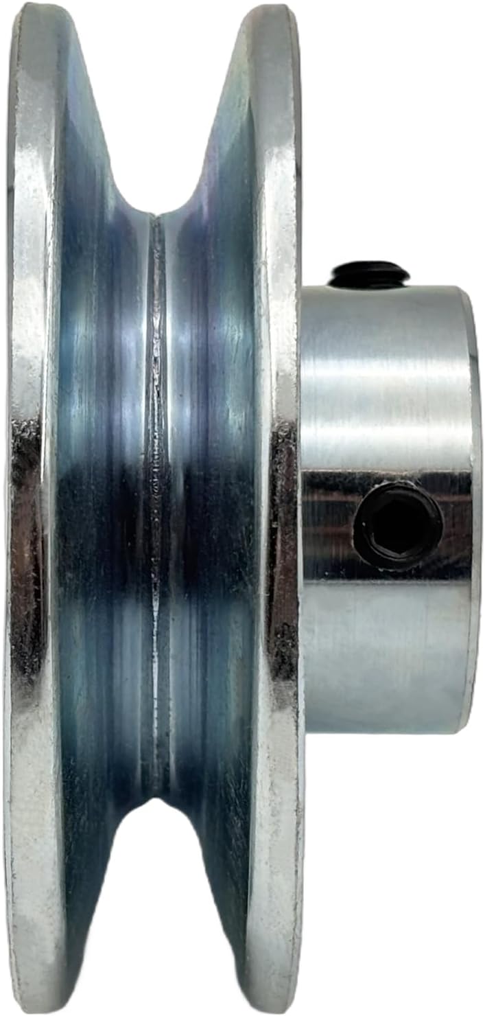 Polea correa V 7/8 pulg acero carbono para A B 5L 4L