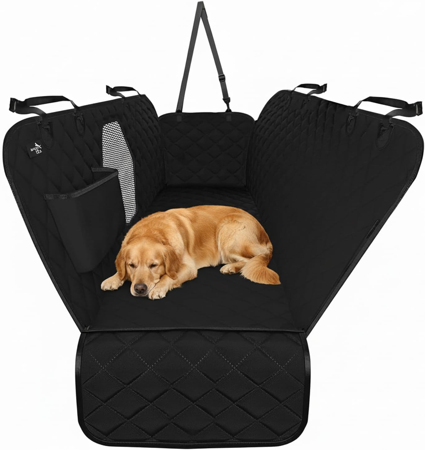 Funda asiento trasero perro malla antiderrap impermeable