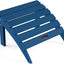 Reposapiés plegable plástico exterior interior azul marino