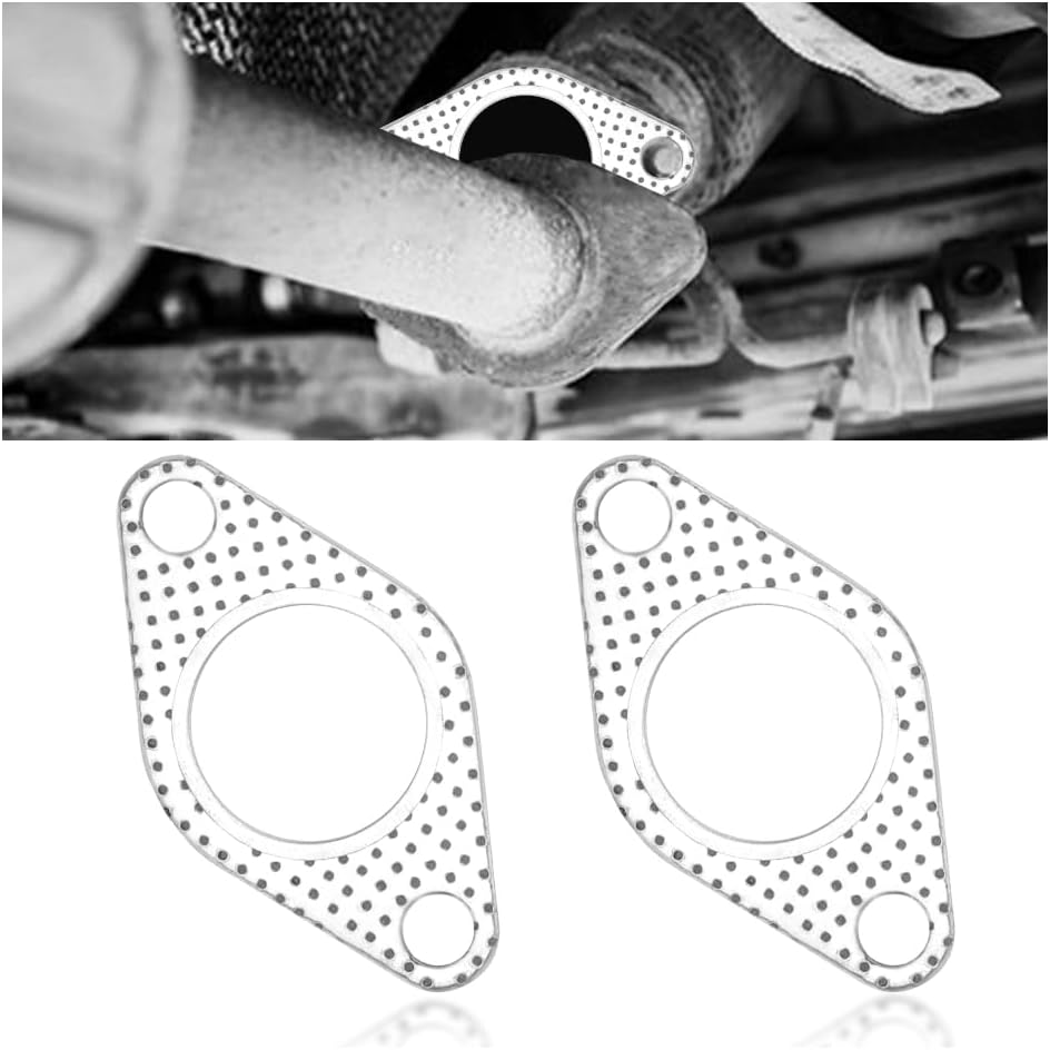 2 Juntas Escape 1.5pulg 2 Pernos Accesorios Coche