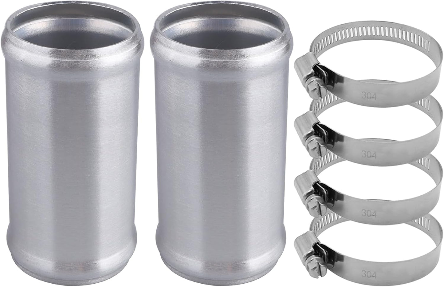 Junta manguera aluminio 2" con conector silicona set 2