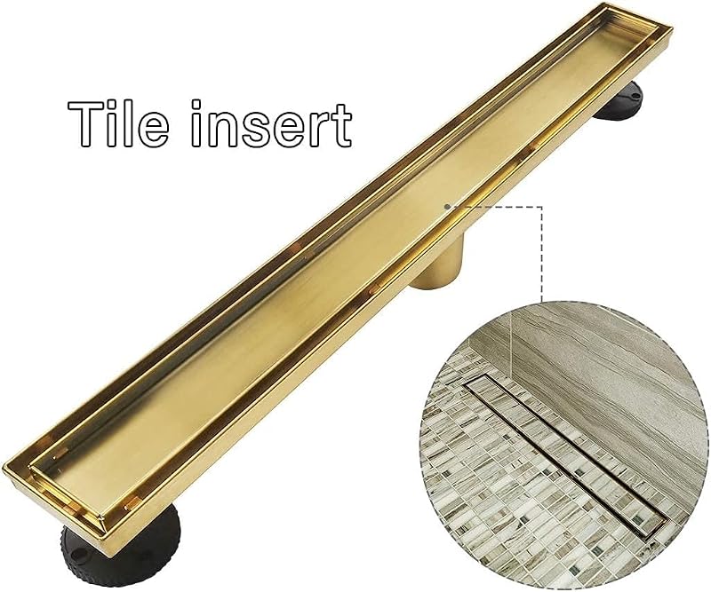 Desagüe lineal acero inox 304 60" con cubierta 2en1