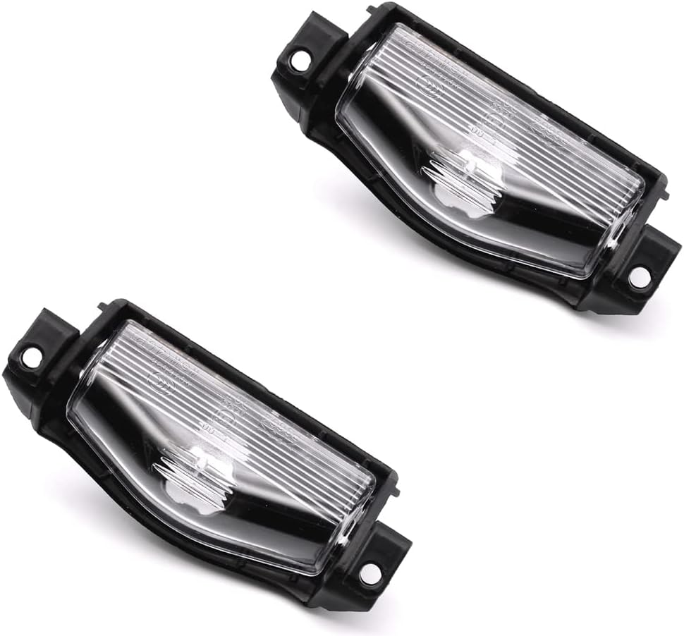 2 Pzas Cubierta Lámpara Matrícula Mazda 3 09-13
