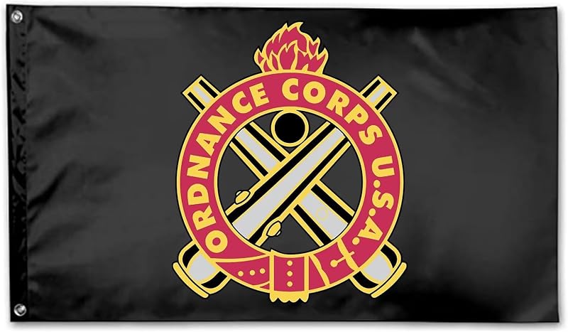 Bandera artillería EE.UU. 3x5ft color negro jardín eventos