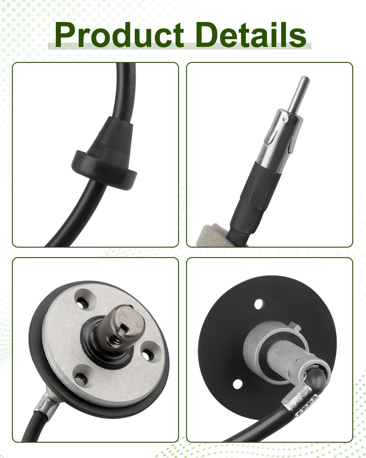 Soporte antena radio Jeep Wrangler 97-06