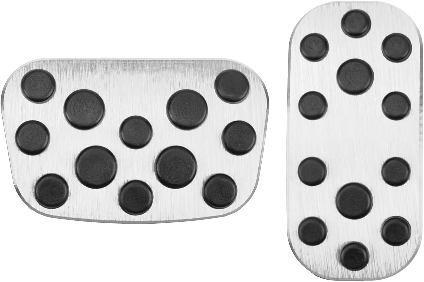 2 Fundas Antiderrap. Aluminio Pedal Freno Acelerador