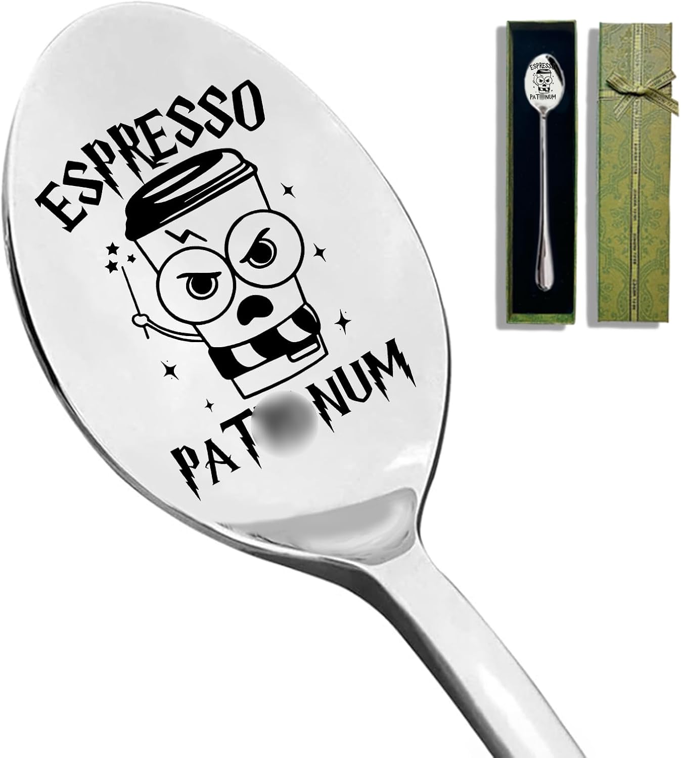 Cuchara acero inox regalo café cumpleaños navidad