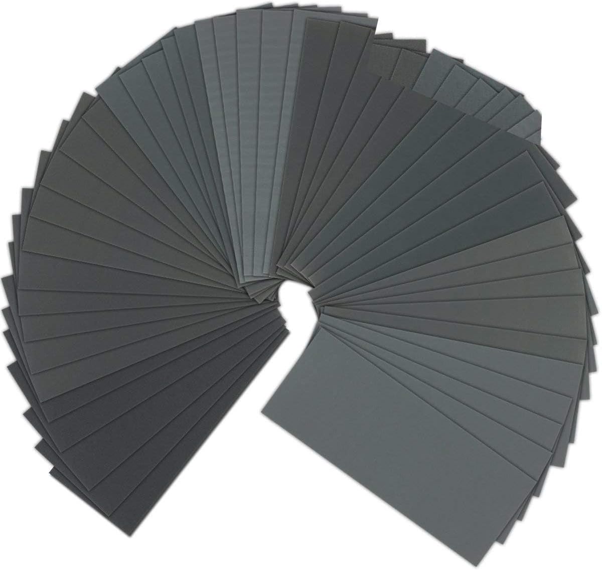 Surtido papel lija 90 pzas grano 400-3000 9x3.6pulg