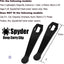 Clip bolsillo trasero cuchillo plegable EDC 2 Pzas