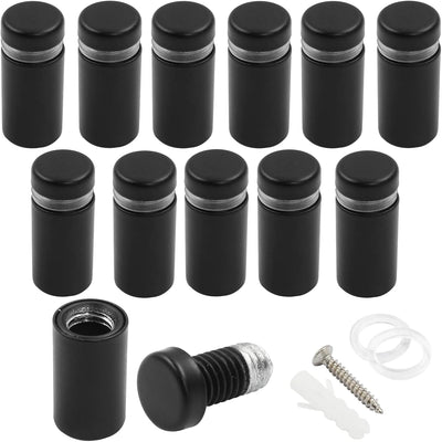 Tornillos separadores 1/2x1 12pzas soportes acrílicos pared
